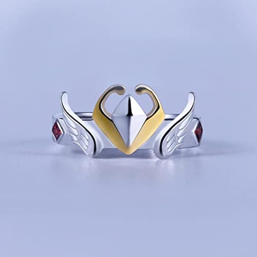 XJruixi Anime Saint Seiya Knights of the Zodia Pegasus Cosplay Ring Unisex Adjustable Alloy Cartoon Rings Jewelry Accessories Props Gift 5Gs0Yip0