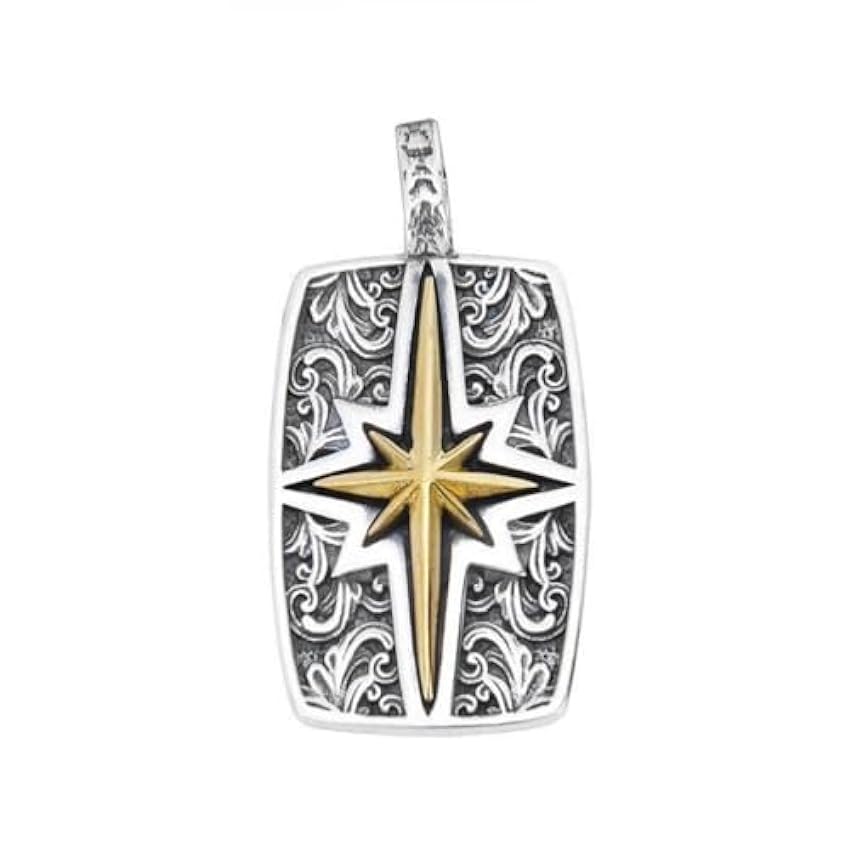 Pendentif S925 Sterling Silver Tang Grass Mode MXxZvRrN