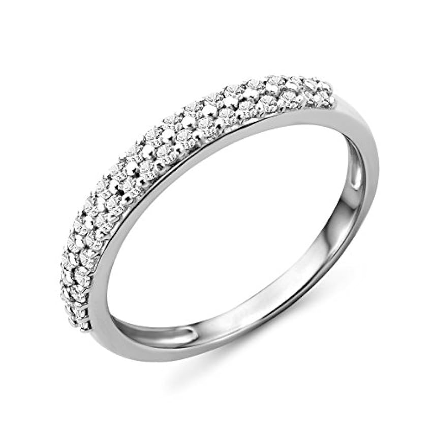 Miore - Alliance - Or Blanc 9 cts - Diamant 0.24 cts OH